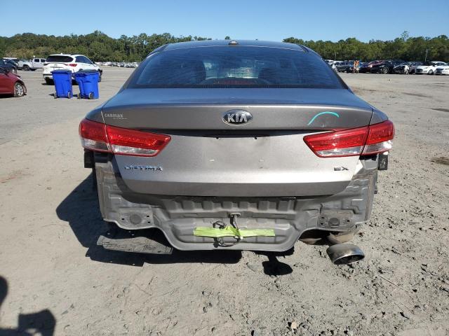 5XXGU4L36GG096614 - 2016 KIA OPTIMA EX GRAY photo 6