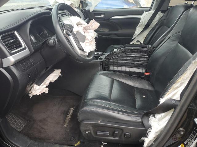 5TDJKRFH5FS220515 - 2015 TOYOTA HIGHLANDER XLE BLACK photo 7