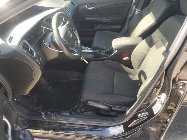 19XFB2F58FE050499 - 2015 HONDA CIVIC LX BLACK photo 7