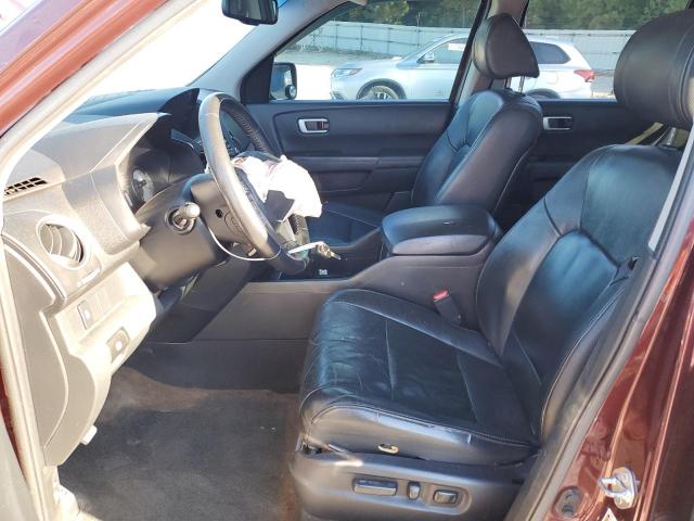 5FNYF3H64DB027091 - 2013 HONDA PILOT EXL Bordo foto 7