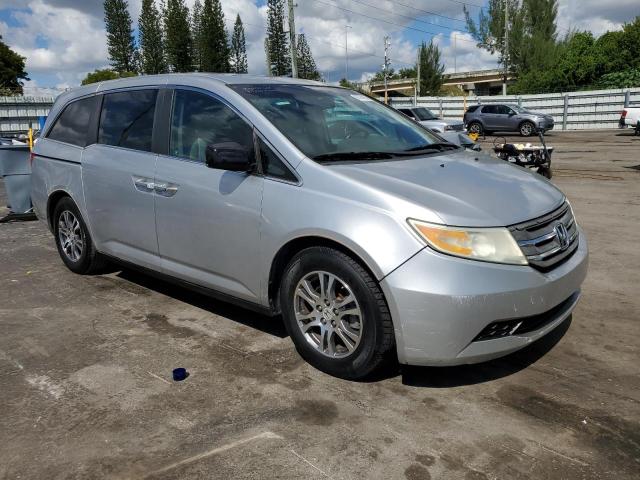5FNRL5H62BB095086 - 2011 HONDA ODYSSEY EXL ვერცხლისფერი ფოტო 4