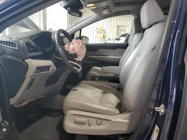 5FNRL6H76JB029718 - 2018 HONDA ODYSSEY EXL Bleu photo 7