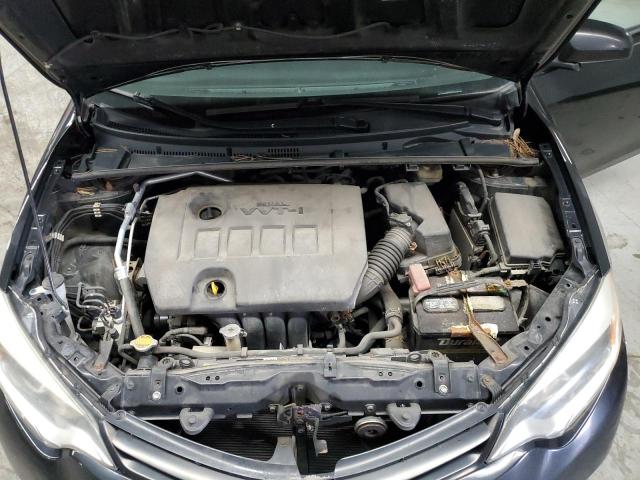 2T1BURHE7EC223909 - 2014 TOYOTA COROLLA L BLACK photo 11