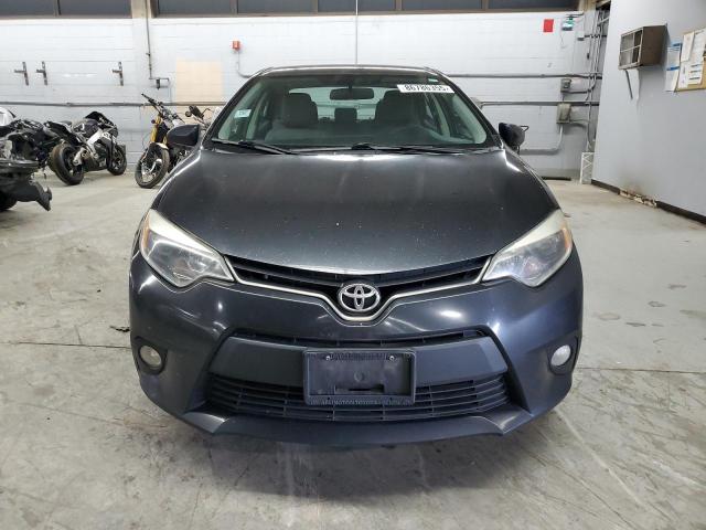 2T1BURHE7EC223909 - 2014 TOYOTA COROLLA L BLACK photo 5