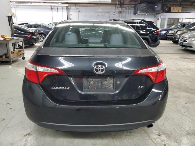 2T1BURHE7EC223909 - 2014 TOYOTA COROLLA L BLACK photo 6