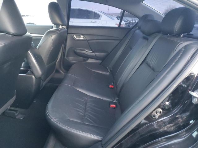 2HGFB2F91FH531896 - 2015 HONDA CIVIC EXL შავი ფოტო 10