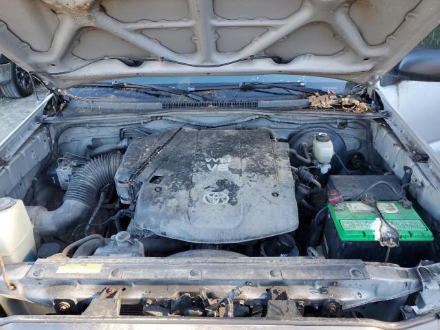5TEUU42N77Z411704 - 2007 TOYOTA TACOMA ACCESS CAB ვერცხლისფერი ფოტო 11