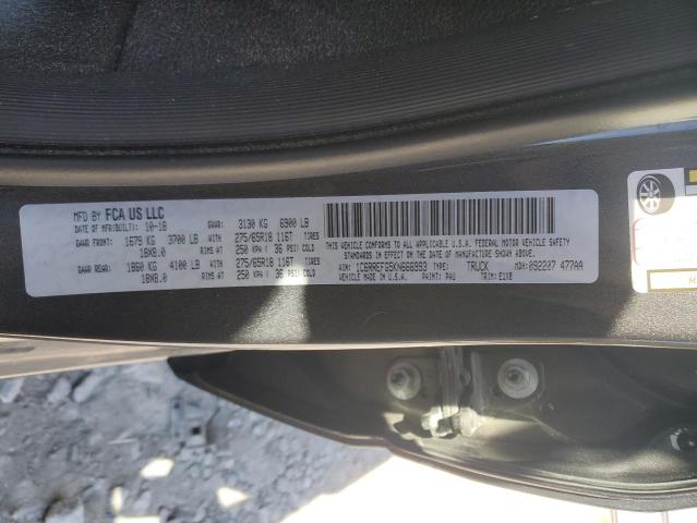 1C6RREFG5KN666993 - 2019 RAM 1500 BIG HORN/LONE STAR CHARCOAL photo 12