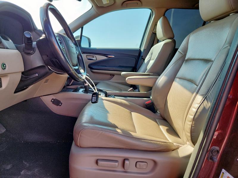 5FPYK3F70KB006833 - 2019 HONDA RIDGELINE RTL Марун фото 7