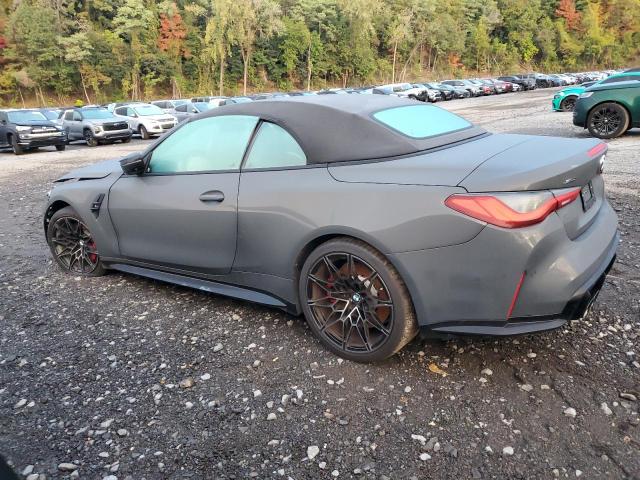 WBS33BA02RCN61187 - 2024 BMW M4 COMPETITION GRAY photo 2
