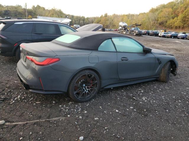 WBS33BA02RCN61187 - 2024 BMW M4 COMPETITION GRAY photo 3