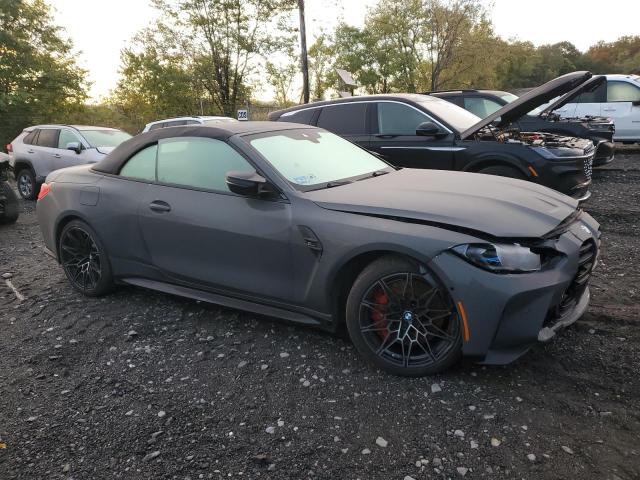 WBS33BA02RCN61187 - 2024 BMW M4 COMPETITION GRAY photo 4