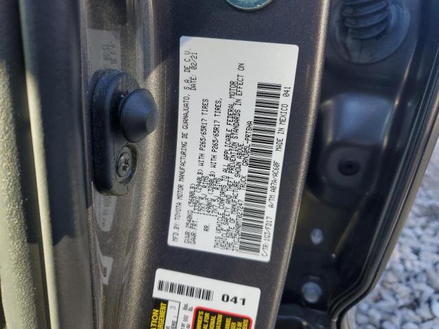 3TYCZ5AN0MT027247 - 2021 TOYOTA TACOMA DOUBLE CAB Графитовый фото 12