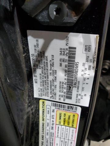 3LN6L2JK9DR824495 - 2013 LINCOLN MKZ BLACK photo 12