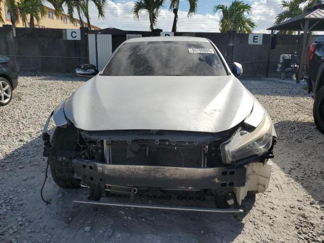JN1BV7AP8EM674608 - 2014 INFINITI Q50 BASE Argent photo 5