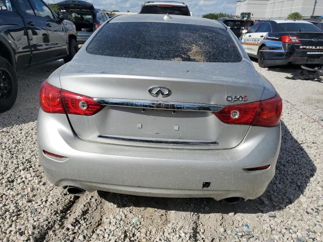 JN1BV7AP8EM674608 - 2014 INFINITI Q50 BASE Argent photo 6
