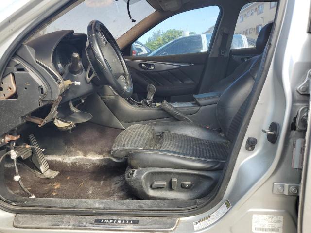 JN1BV7AP8EM674608 - 2014 INFINITI Q50 BASE Argent photo 7