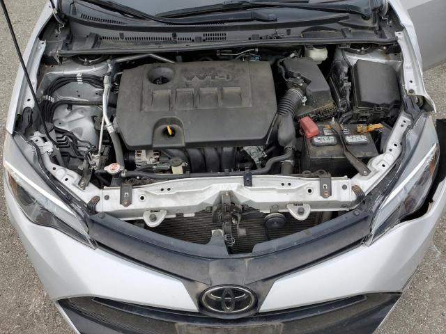 2T1BURHE7KC184900 - 2019 TOYOTA COROLLA L 银色 照片 11