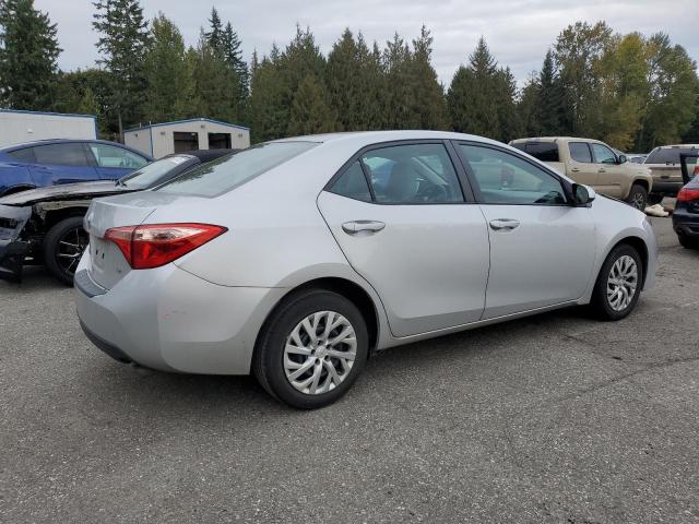 2T1BURHE7KC184900 - 2019 TOYOTA COROLLA L 银色 照片 3