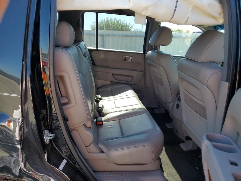 5FNYF3H59BB028127 - 2011 HONDA PILOT EXL BLACK photo 10