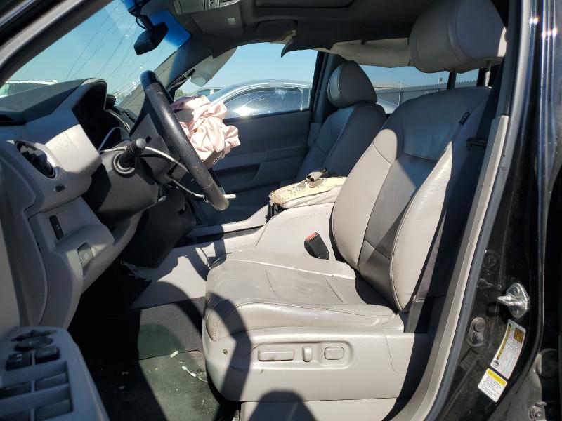 5FNYF3H59BB028127 - 2011 HONDA PILOT EXL BLACK photo 7