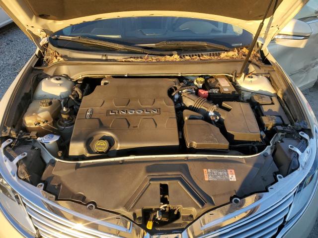 3LN6L2GK0GR602438 - 2016 LINCOLN MKZ TAN photo 11