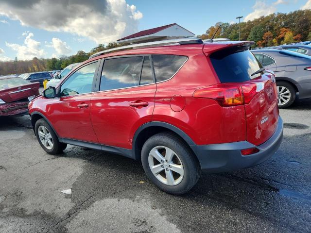 2T3RFREV4EW128663 - 2014 TOYOTA RAV4 XLE RED photo 2