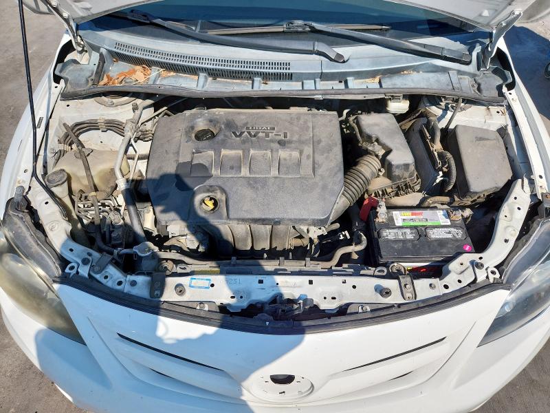 2T1BU4EE5BC580282 - 2011 TOYOTA COROLLA BASE თეთრი ფოტო 11