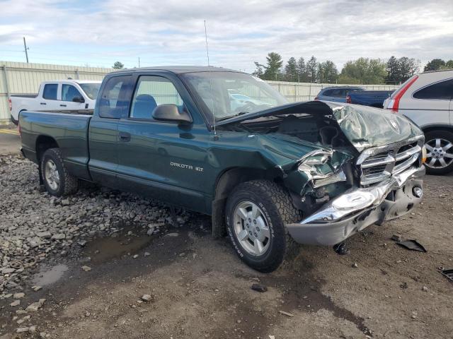 1B7GL22XX1S250427 - 2001 DODGE DAKOTA GREEN photo 4