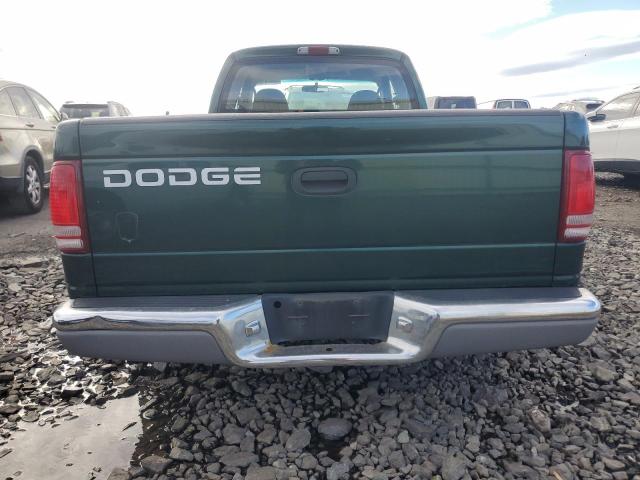 1B7GL22XX1S250427 - 2001 DODGE DAKOTA GREEN photo 6