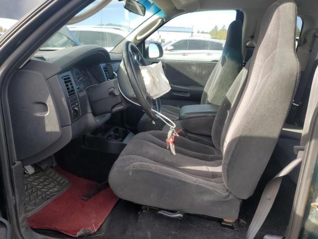1B7GL22XX1S250427 - 2001 DODGE DAKOTA GREEN photo 7
