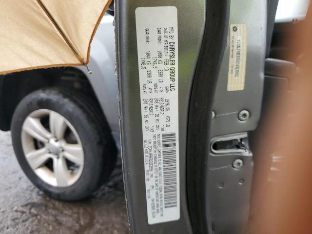 1C4NJRBB9DD263950 - 2013 JEEP PATRIOT SPORT Argent photo 13