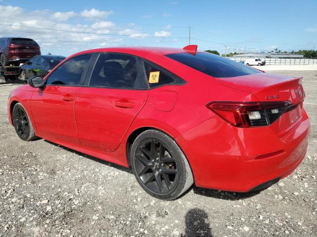 2HGFE2F58NH521014 - 2022 HONDA CIVIC SPORT Kırmızı fotoğraf 2