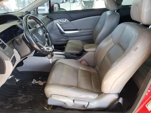 2HGFG3B04CH515735 - 2012 HONDA CIVIC EXL Kırmızı fotoğraf 7
