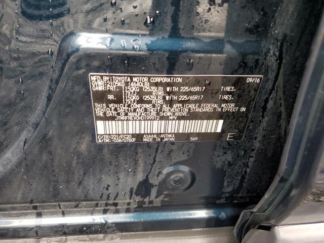 JTMRFREV0HD199912 - 2017 TOYOTA RAV4 XLE BLUE photo 13