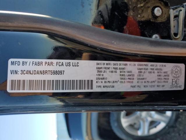 3C4NJDAN8RT598097 - 2024 JEEP COMPASS SPORT أسود صورة 13