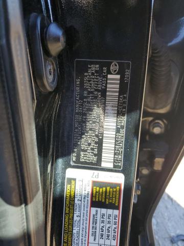 4T1BF1FK9CU099187 - 2012 TOYOTA CAMRY BASE BLACK photo 12