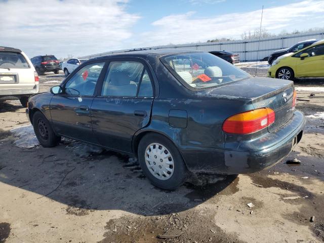1Y1SK5289WZ410167 - 1998 CHEVROLET GEO PRIZM BASE GREEN photo 2