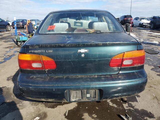 1Y1SK5289WZ410167 - 1998 CHEVROLET GEO PRIZM BASE GREEN photo 6