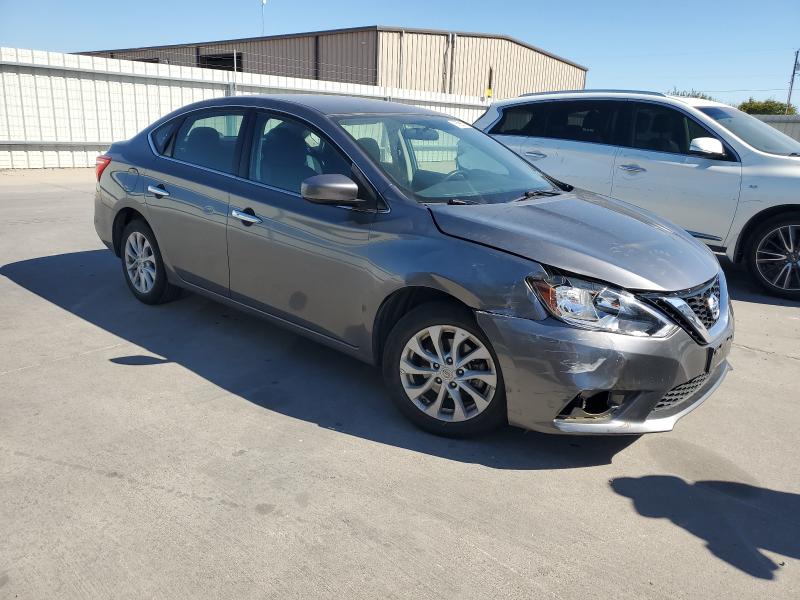 3N1AB7AP2KY294211 - 2019 NISSAN SENTRA S Մոխրագույն լուսանկար 4