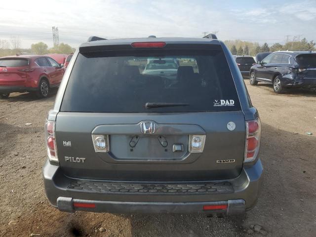 5FNYF18798B052121 - 2008 HONDA PILOT EXL GRAY photo 6