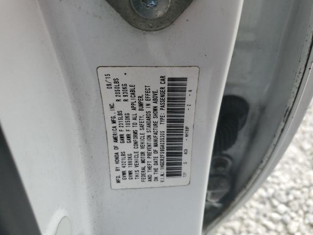 1HGCR2F59GA035305 - 2016 HONDA ACCORD SPORT 白色 照片 12