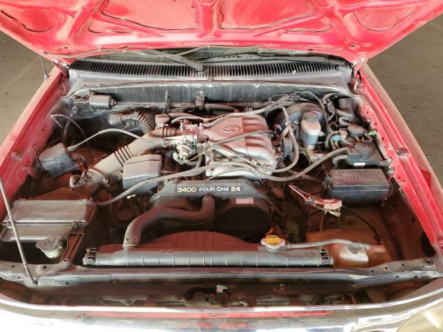 5TEGN92NX1Z814087 - 2001 TOYOTA TACOMA DOUBLE CAB PRERUNNER RED photo 11