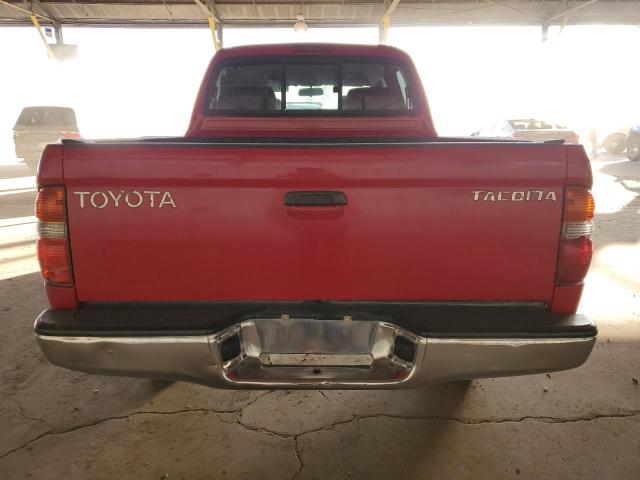 5TEGN92NX1Z814087 - 2001 TOYOTA TACOMA DOUBLE CAB PRERUNNER RED photo 6