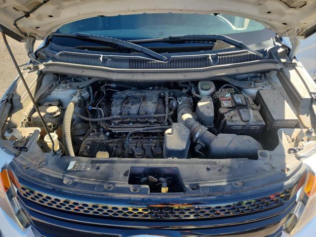 1FM5K8AR3DGC87743 - 2013 FORD EXPLORER POLICE INTERCEPTOR Blanc photo 12