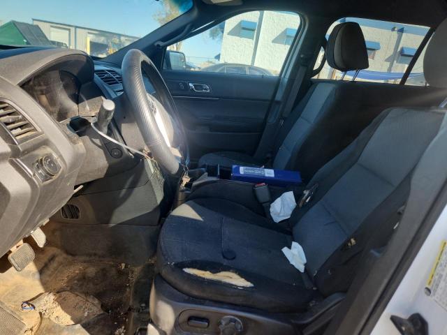 1FM5K8AR3DGC87743 - 2013 FORD EXPLORER POLICE INTERCEPTOR Blanc photo 7