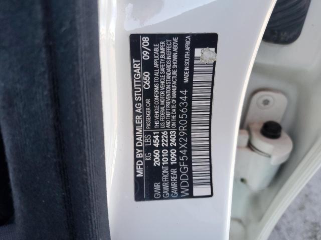 WDDGF54X29R056344 - 2009 MERCEDES-BENZ C 300 白色 照片 12