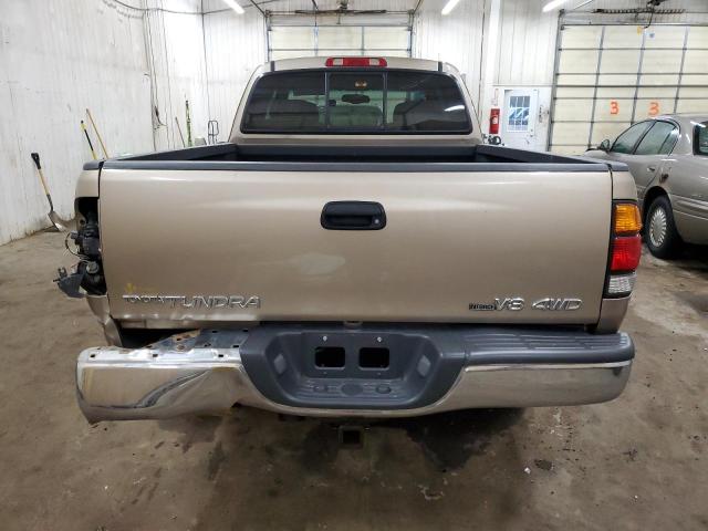 5TBBT44153S437206 - 2003 TOYOTA TUNDRA ACCESS CAB SR5 TAN photo 6