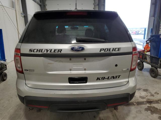 1FM5K8AR9EGB54793 - 2014 FORD EXPLORER POLICE INTERCEPTOR 银色 照片 6