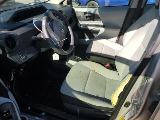 JTDKDTB35D1046526 - 2013 TOYOTA PRIUS C SILVER photo 7